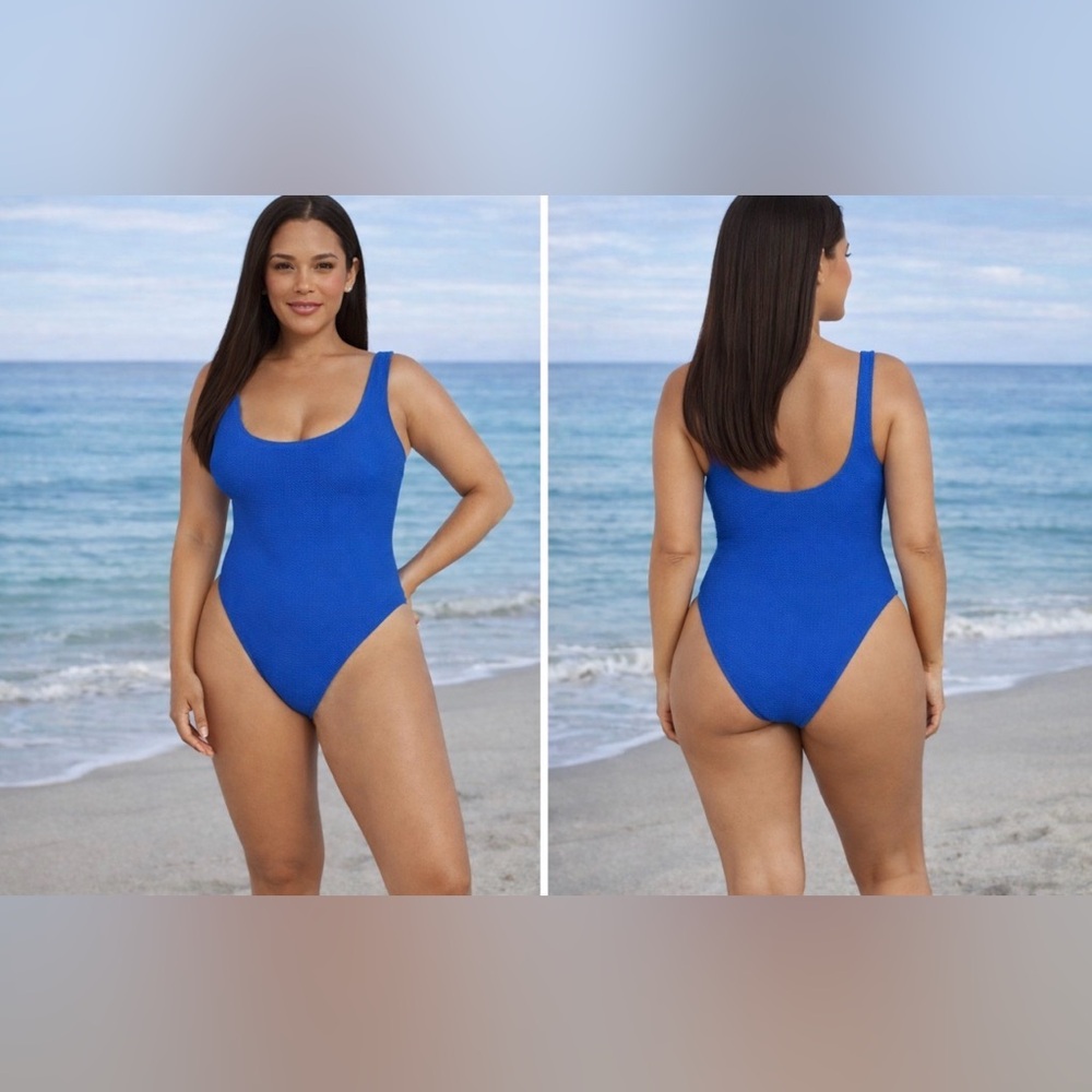 ARTESANDS Kahlo One-Piece Swimsuit Blue Eco Size 14 One Size NEW $240